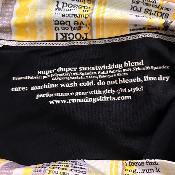 RunningSkirts NWOT Capri Skirt 2 (6-8) - Picture 4 of 11